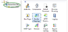 Setting up the HTTP module in the Internet Information Services (IIS) Manager