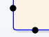 Showing how edge-mounted embedded elements can be minimized and shown as dots, in Sparx Systems Enterprise Architect.