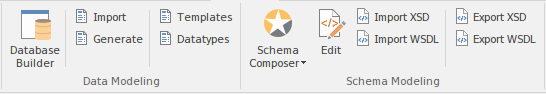 Part of the Code ribbon in Sparx Systems Enterprise Architect.