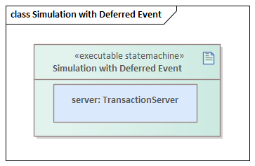 Executable StateMachine deferred event simulation in Sparx Systems Enterprise Architect