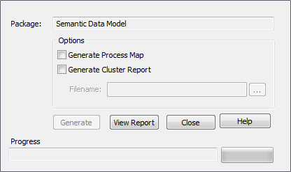 Zachman Framework Data Map dialog in Sparx Systems Enterprise Architect.